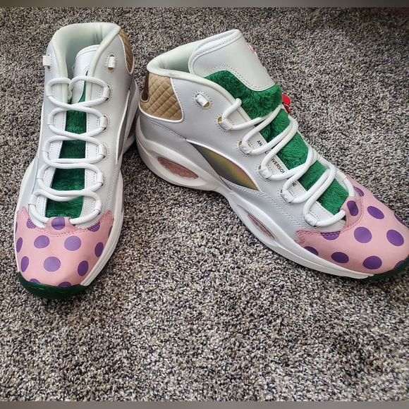 NEW Hasbro X Reebok Mens Shoes Size 15 Candy Land White and Colors